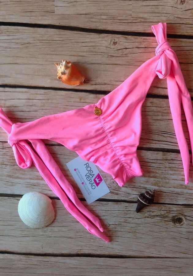 Calcinha Levanta Bumbum Lacinho Rosa Chiclete Calcinha Levanta Bumbum Lacinho Rosa Chiclete