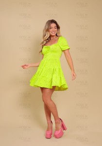 Vestido Laise Verde Lima